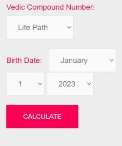 Free Numerology Calculator on Date of Birth